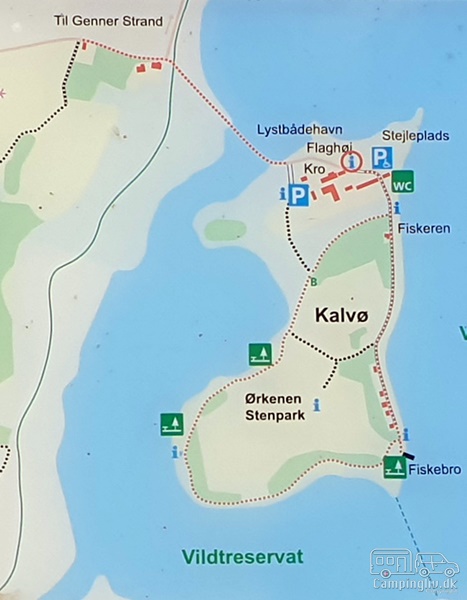Sønderballe Strand Camping -
                                      Kalvø